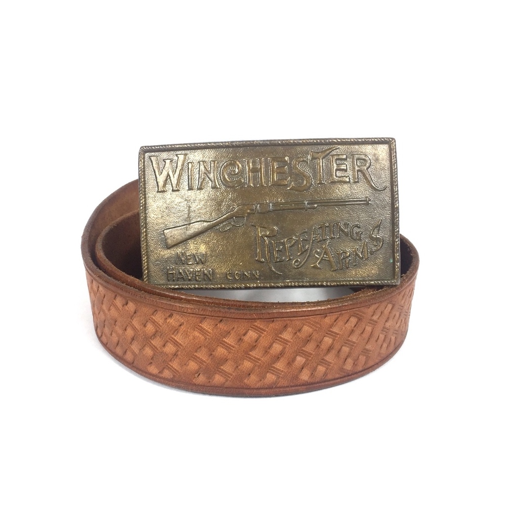 Winchester Belt Buckle & Belt